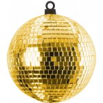 Eurolite Zrcadlová koule 15cm zlatá – Zbozi.Blesk.cz