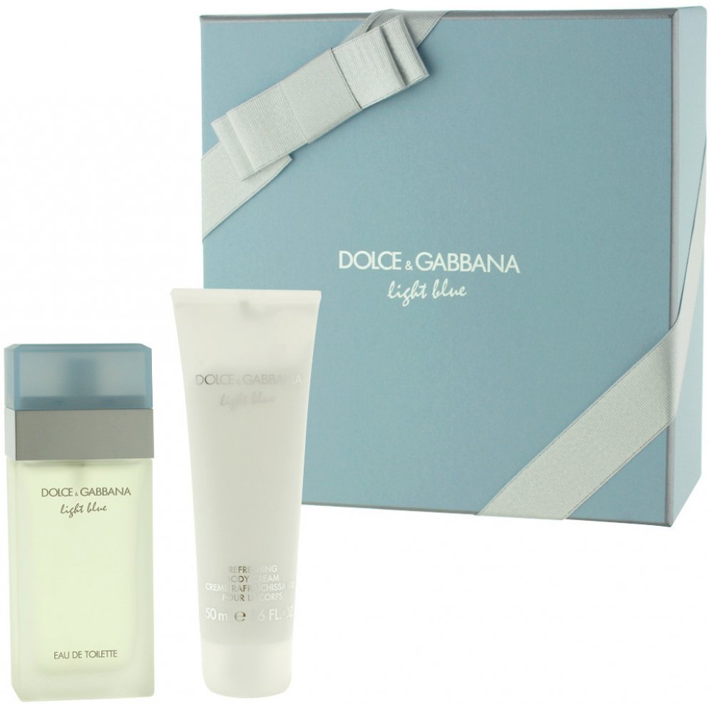 Dolce & Gabbana Light Blue EDT 25 ml + tělový krém 50 ml pro ženy dárková  sada | Srovnanicen.cz