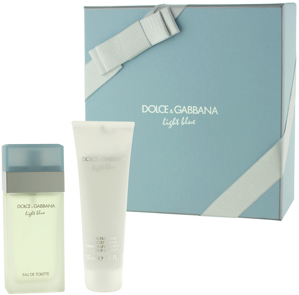 Dolce & Gabbana Light Blue EDT 25 ml + tělový krém 50 ml pro ženy dárková sada