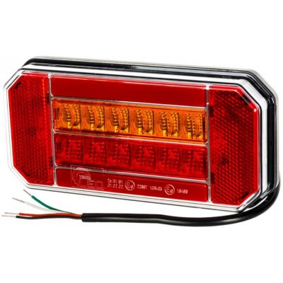 Tl Zadní Pravé Led Světlo Malé 165x80mm 12v 24v – Hledejceny.cz