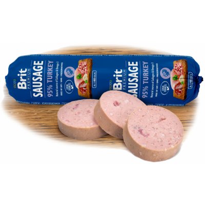 Brit Premium Sausage Turkey 0,8 kg – Zboží Mobilmania