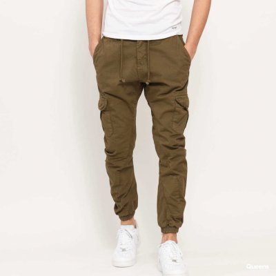 Urban Classics Cargo Jogging pants olivové – Zboží Mobilmania
