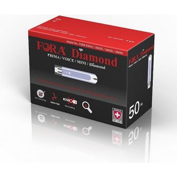 FORA Diamond Testovací proužky ke glukometru DM10 / DM20 / DM30 / DM40 50 ks