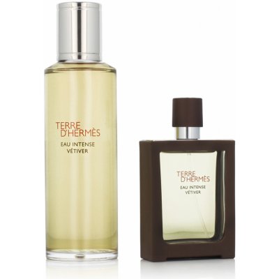 Hermès Terre D`Hermes Eau Intense Vetiver EDP 30 ml plnitelný + náplň 125 ml dárková sada – Zbozi.Blesk.cz