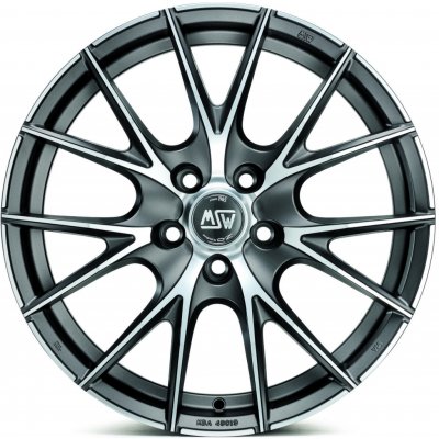 MSW 25 8x19 5x120 ET29 matt titan polished – Hledejceny.cz