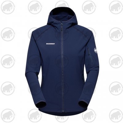 Mammut Madris Light ML Hooded Jacket Women modrá – Zboží Dáma