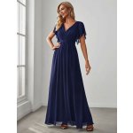 Ever Pretty společenské šaty EE0164-4 modrá – Zboží Mobilmania