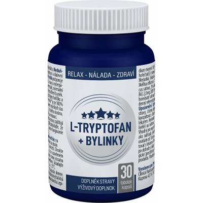 Clinical L-Tryptofan + bylinky 30 tobolek – Hledejceny.cz