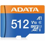 Adata MicroSDXC 512GB Premier AUSDX512GUICL10A1-RA1 – Hledejceny.cz