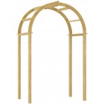 Dřevěná pergola VidaXL oblouk 243 cm – Hledejceny.cz
