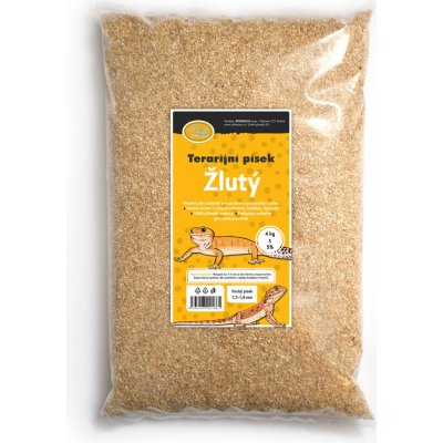 Robimaus Terarijní písek žlutý hrubý 4 kg – Zboží Dáma