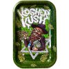 Příslušenství k cigaretám Best Buds kosher kush střední kovový rolovací tác 17 x 28 cm