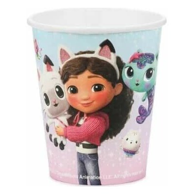 Procos Kelímky papírové EKO Gábinin kouzelný domek 200ml – Zboží Dáma