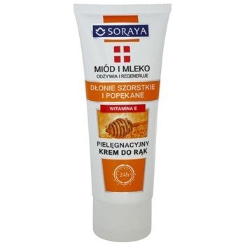 Soraya Honey and Milk výživný regenerační krém na ruce (With Vitamin E) 75 ml