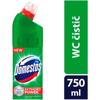 Domestos Extended Power Pine tekutý dezinfekční a čistící přípravek Multipack 750 ml – Hledejceny.cz