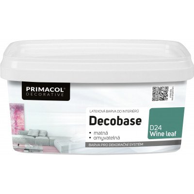 Primacol Decorative Decobase omyvatelná malířská barva, D24 Wine Leaf, 1 l