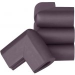 Walteco Ochrana rohu 55x55x20mm, samolepicí, hnědá, 4 ks , 40317 – Sleviste.cz