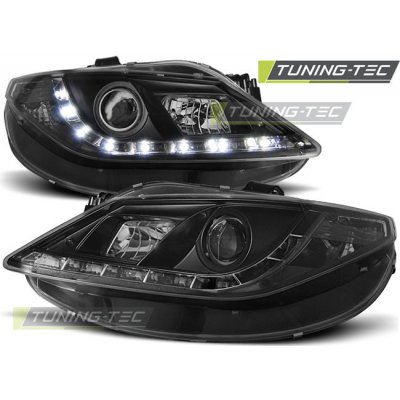 Tuning-Tec Přední čirá LED světla Seat Ibiza IV (2008 - 2012) - černé – Hledejceny.cz