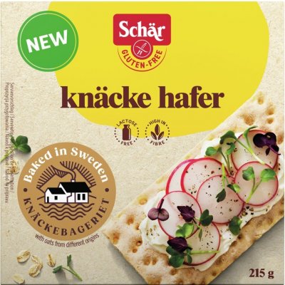 Schär Knackebrod Hafer bez lepku 215 g – Zboží Dáma