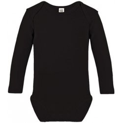 Link Kids Wear Dětské body s dlouhým rukávem Black