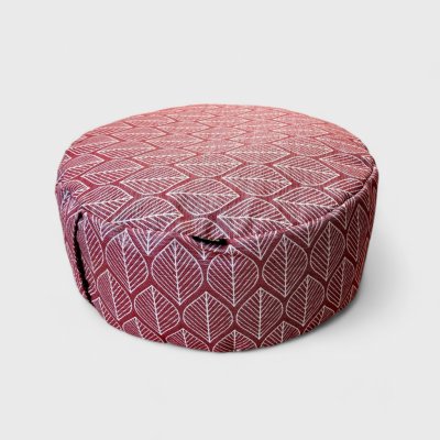 GADEO meditační sedák červená 40 x 15 cm, Výplň: polštář se špaldovými slupkami + potah – Zboží Dáma