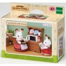 Sylvanian Families skříň s mikrovlnnou troubou