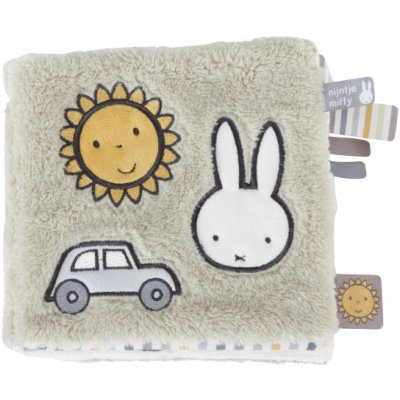 Little Dutch textilní knížka s aktivitami králíček Miffy Fluffy Green – Zboží Mobilmania