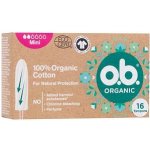 O.B. Organic Mini tampony 16 ks – Zboží Mobilmania