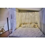 Emos D3EW01 LED vánoční nano řetěz záclona 1,7x2 m venkovní i vnitřní teplá bílá programy – Hledejceny.cz