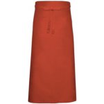 Link Kitchen Wear Bistro zástěra s přední kapsou X968T Terracotta Pantone 4840 100x100cm – Hledejceny.cz
