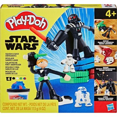Hasbro Play-Doh Sada šavlí Star Wars BUILD & SLICE G1583 – Sleviste.cz