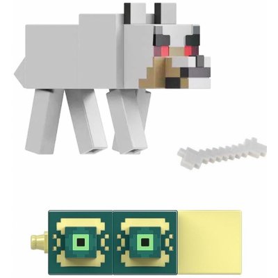 Mattel Minecraft HLB26 nepřátelský vlk – Zboží Mobilmania