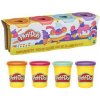 Modelovací hmota Play-Doh 4 Kelímky Pastelové barvy 448g