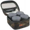 Rybářský obal a batoh FOX Pouzdro Camolite Glug Pot Case + 8 Glug Pots