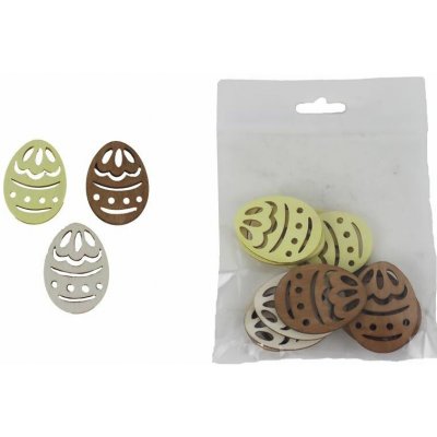 Dekorační vajíčko, 12 ks D7848 – Zboží Dáma