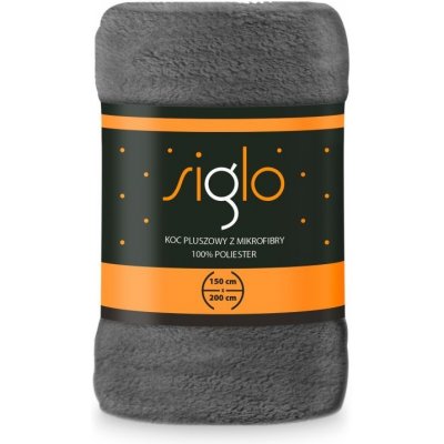 FARO Plyšová deka tmavě šedá – Hledejceny.cz