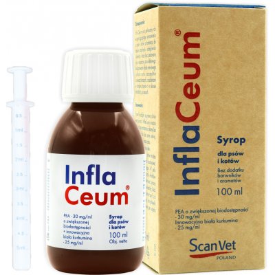 ScanVet InflaCeum Doplňkové krmivo dietní směs pro psy a kočky 100 ml – Hledejceny.cz