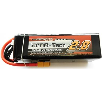 Bighobby Li-pol baterie 2800mAh 6S 60C 120C -NANO Tech