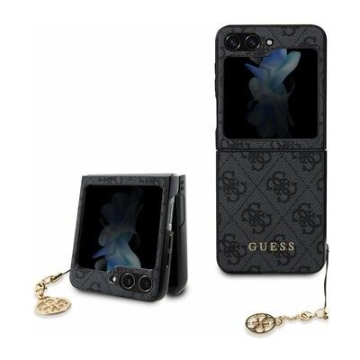 GUESS 4G Charms Samsung Galaxy Z Flip 5 šedá