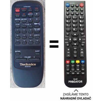 Dálkový ovladač Predátor Technics EUR644858, EUR644866 – Zboží Živě
