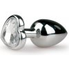 Anální kolík EasyToys Metal Butt Plug No. 2