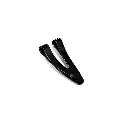 Spona na peníze Ocelová tvaru V v černé barvě – Zboží Dáma