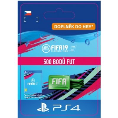 PlayStation FIFA 19 Ultimate Team - 500 FIFA Points CZ – Zboží Živě