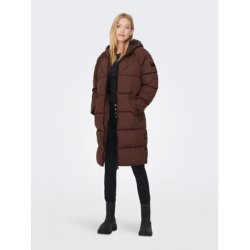 Only Amanda Long Puffer Chestnut