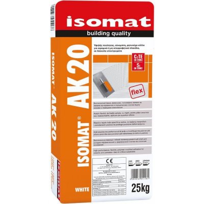 ISOMAT AK 20 lepidlo polymerové flexibilní C2 TE S1 bílá 25 kg