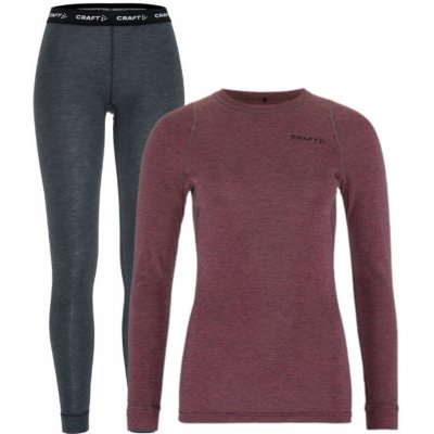 Craft CORE Wool Merino fialová – Zboží Dáma