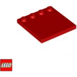 LEGO® 6179 Upravená Dlaždice 4x4 stady na jedné straně Červená