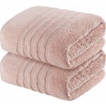 Livarno Home Froté ručník, 50 x 100 cm, 2 kusy (světle růžová) – Zboží Dáma