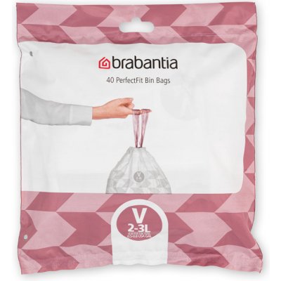 Brabantia PerfectFit pytle 3 L V 40ks v balení 12µm – Hledejceny.cz