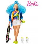 Barbie extra s modrým afro účesem – Zboží Mobilmania